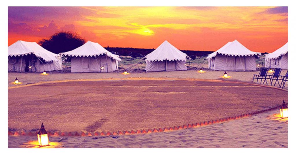 desert camp Jaisalmer, Rajasthan