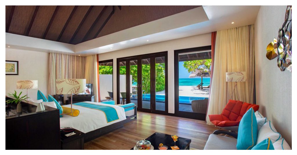 Two-bedroom sunset family beach villa